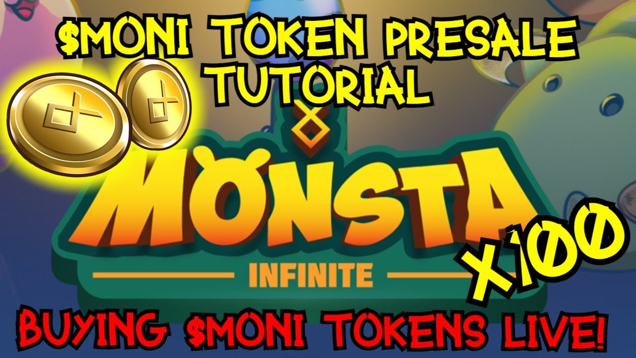 Monsta Infinite $MONI token sale LIVE! Buying $MONI token tutorial and live presale 1.0 purchase