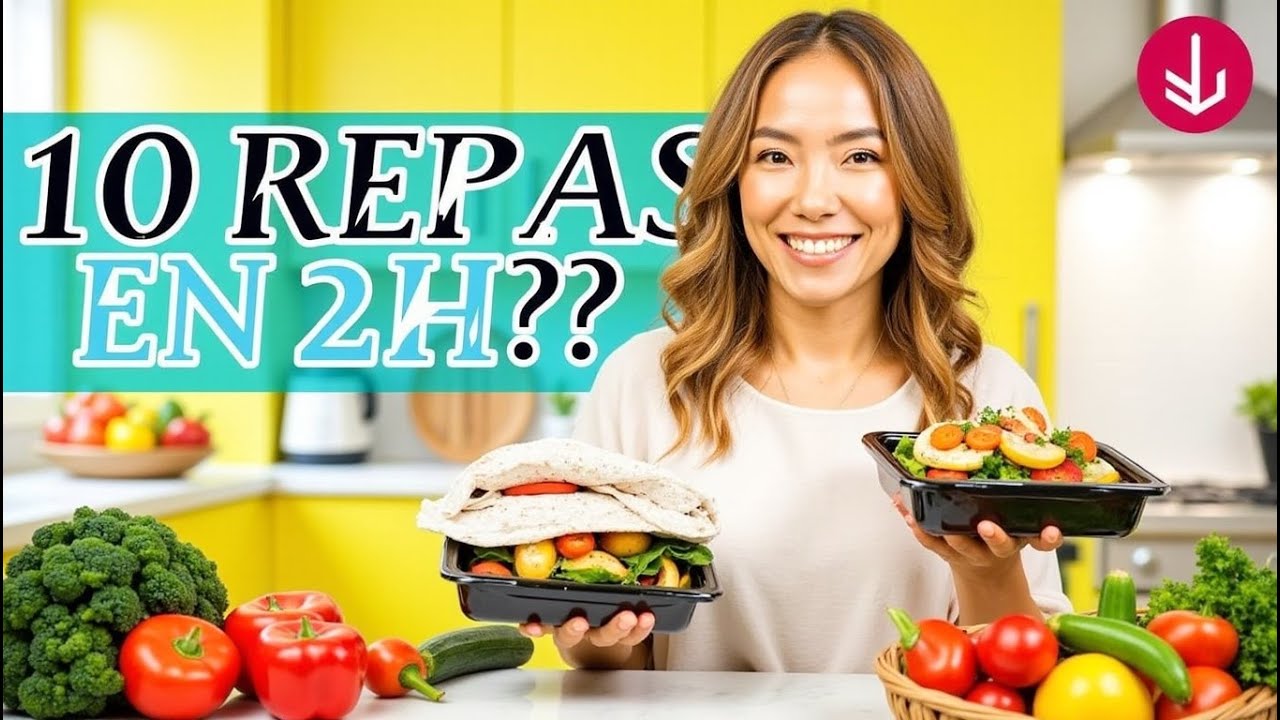 J’ai Préparé 10 Repas Sains en Moins de 2 Heures ! | Astuces Express pour Mamans Pressées