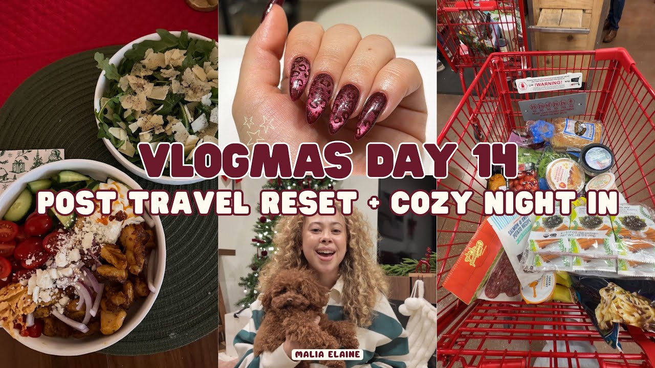 Post travel reset + cozy night in | Vlogmas Day 14