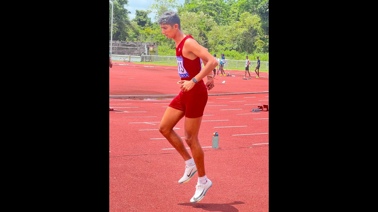 Senior John Tarbet 2024 Under 16 400m Hurdle Boys.
