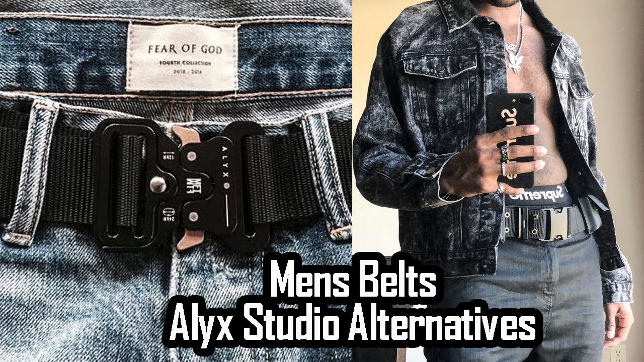 Mens Belts| Best Affordable Belts (ALYX Studio Alternatives)