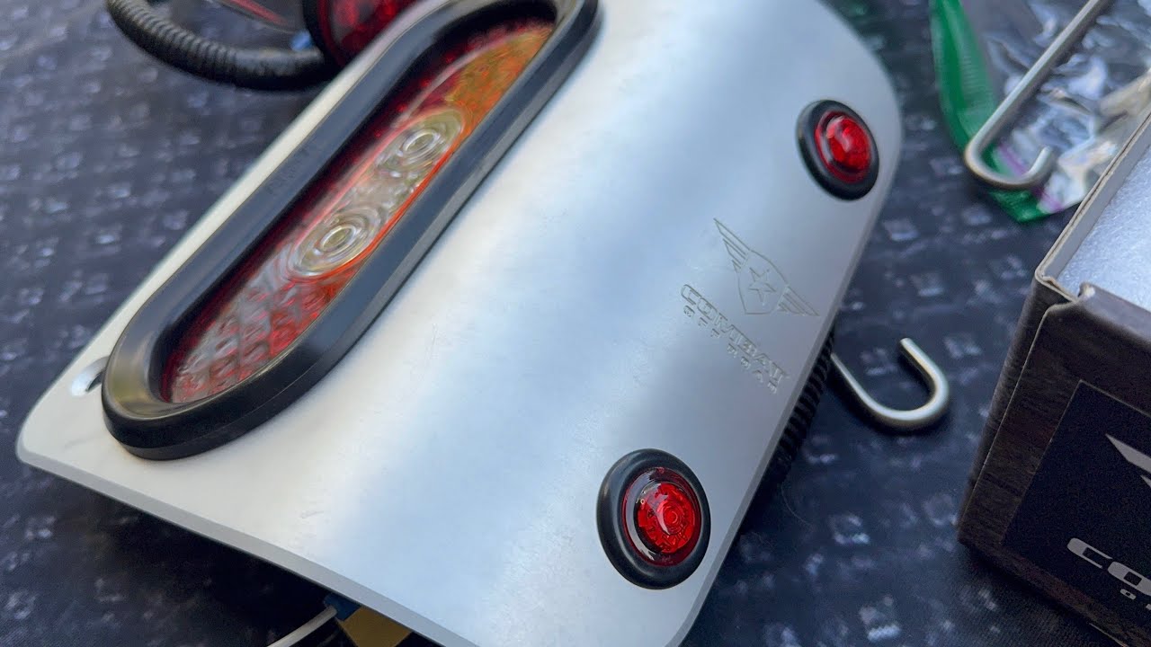 Combat Off Road Tail Gunner Tail Lights - Aluminum Raw Edition Install | Jeep JL