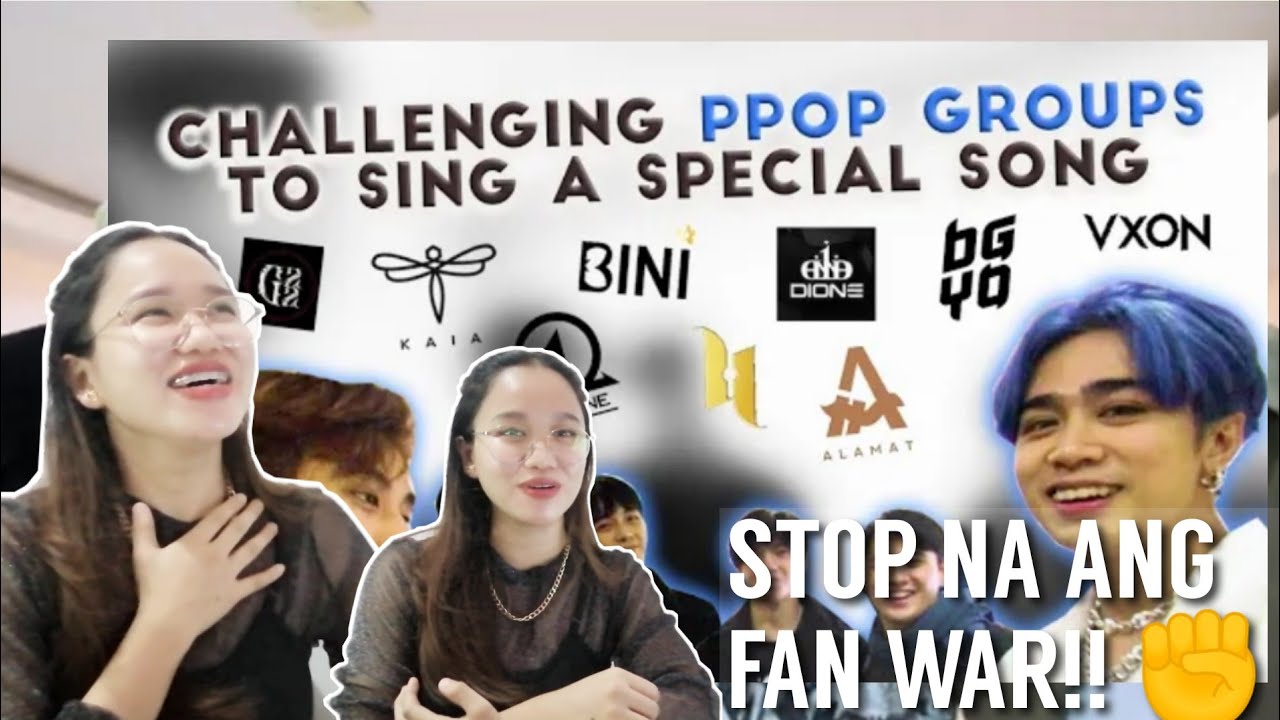 REACTION TO Challenging PPOP Groups to Sing a Special Song | JessiMae