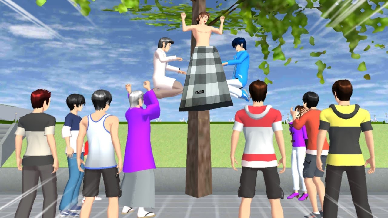 LAGI NGUMPET DI ATAS POHON LANGSUNG DI SUNAT || Drama Sakura School Simulator