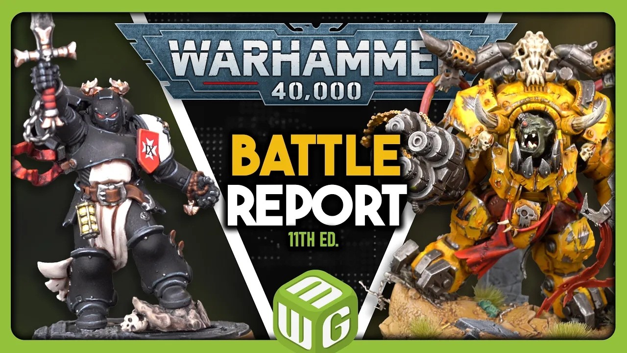 FIRST GAME OF 11th | Orkz vs Black Templar Warhammer 40k 11th Edition Battle Report
