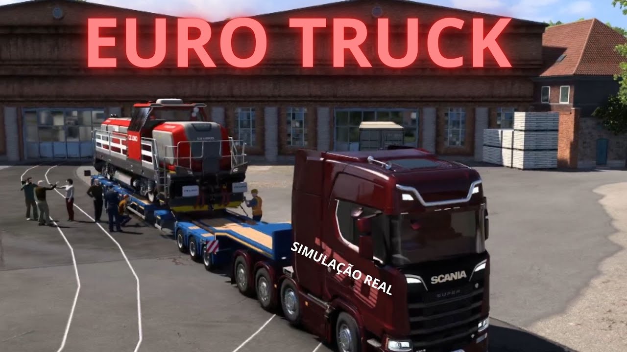 EURO TRUCK  SCANIA S HIGH ROOF  TRANSPORTE LOCOMOTIVA