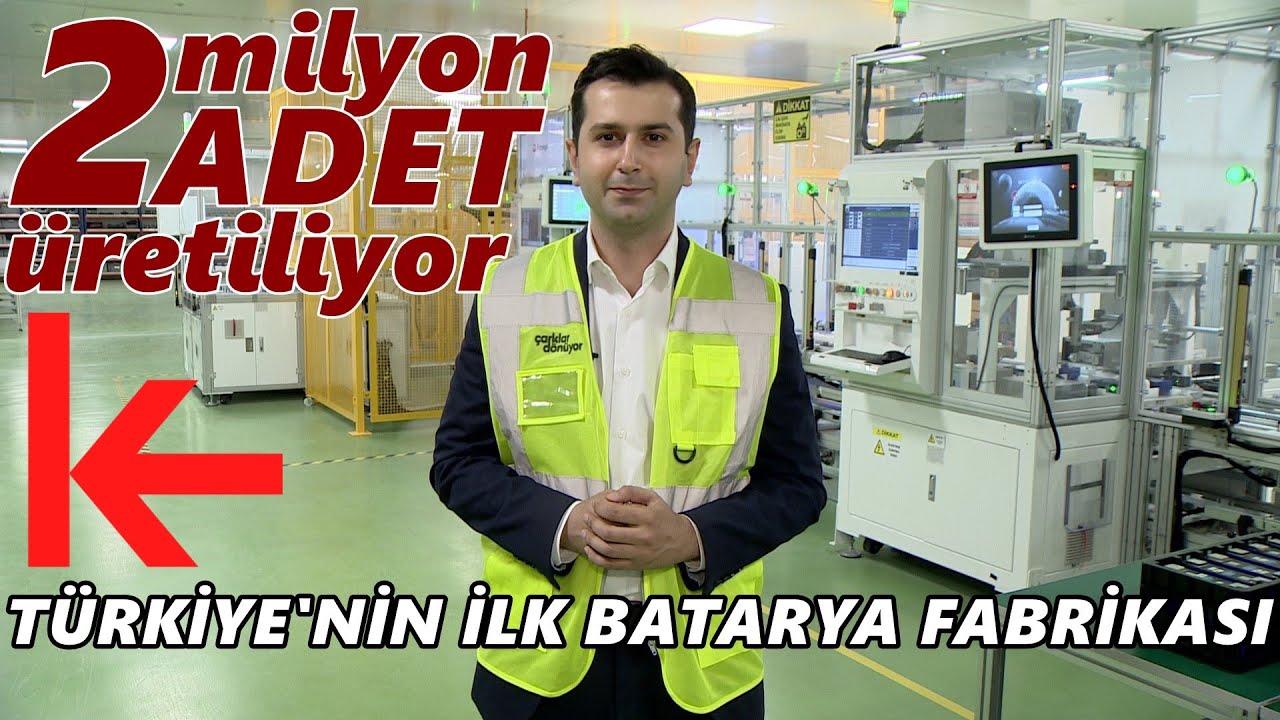 Ankara’da batarya üretimi (Kontrolmatik- Pomega fabrikası)