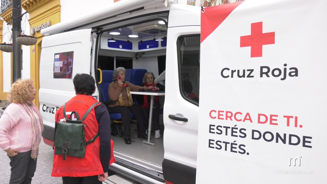Marchena participa en la ruta provincial de Cruz Roja para recoger mensajes solidarios