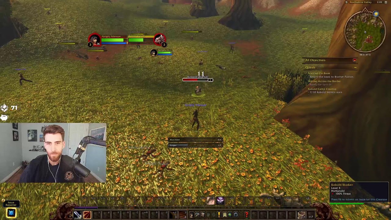 WoW FOREVER DAY 4 | LEVEL 20 WARLOCK | FARMING BIS, PROFFS, DUEL PRACTICE