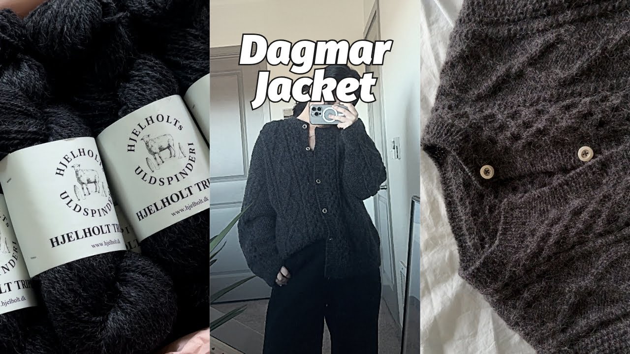 Dagmar Jacket│드디어 끝냈다..! 다그마 자켓 뜨개로그 (feat. 🐮), 화이트 크리스마스 🌲❄️