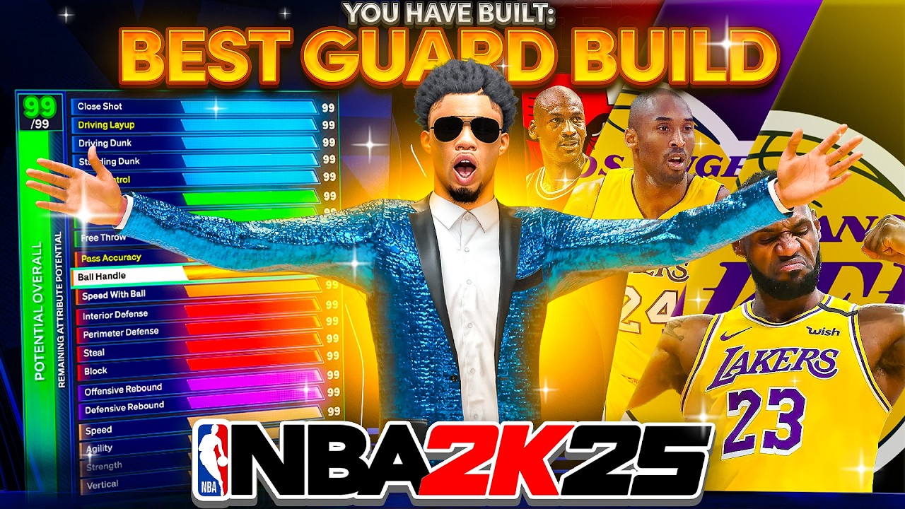 ЛУЧШАЯ КОМПЛЕКТАЦИЯ СТРАЖА В NBA 2K25! ЭТА КОМПЛЕКТАЦИЯ MVP ИЗ 4-Х ЛИДЕРОВ — ПРОСТО ПОЛУБОГ! ЛУЧШ...