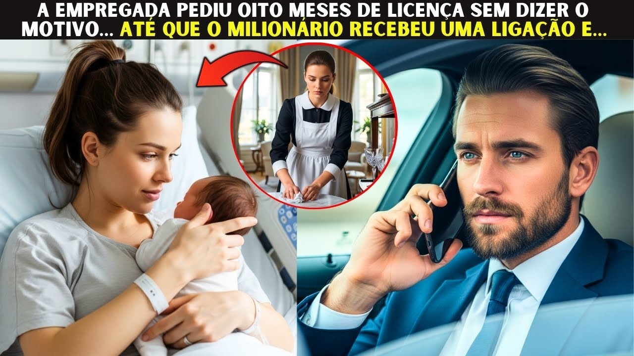 A empregada pediu oito meses de licença sem dizer o motivo… até que o milionário recebeu uma ligação