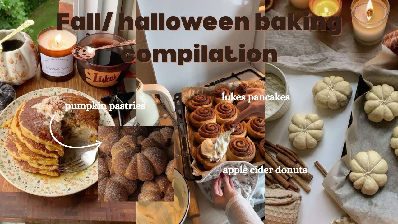 Fall/halloween baking tiktoks because it’s september 🎃🍂