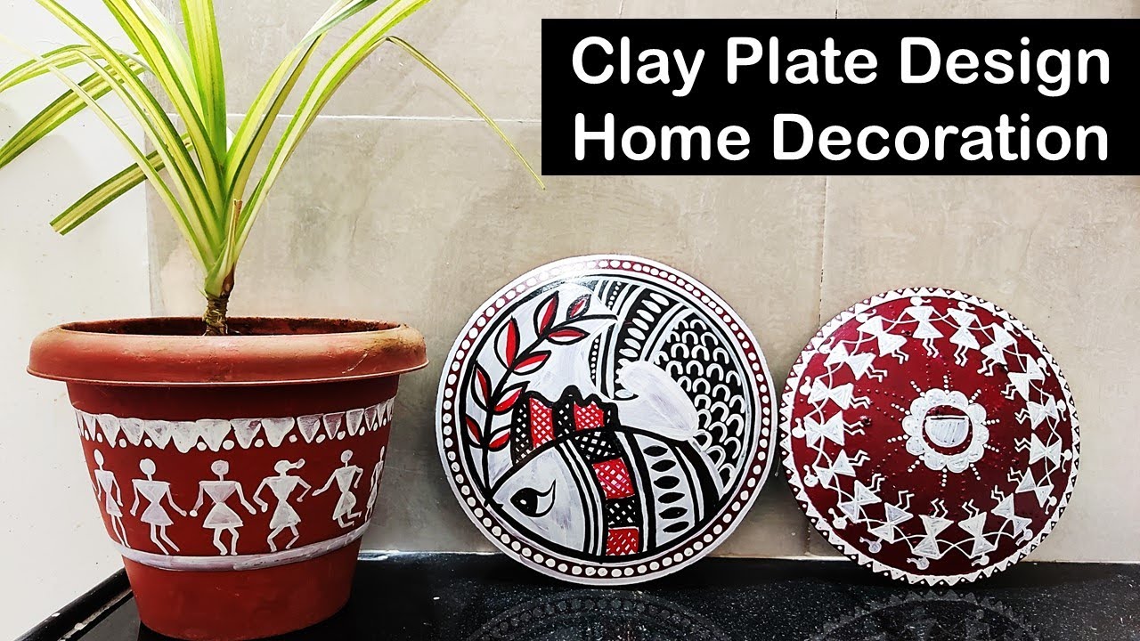 DIY: Clay Plate Painting | Room Decoration Idea