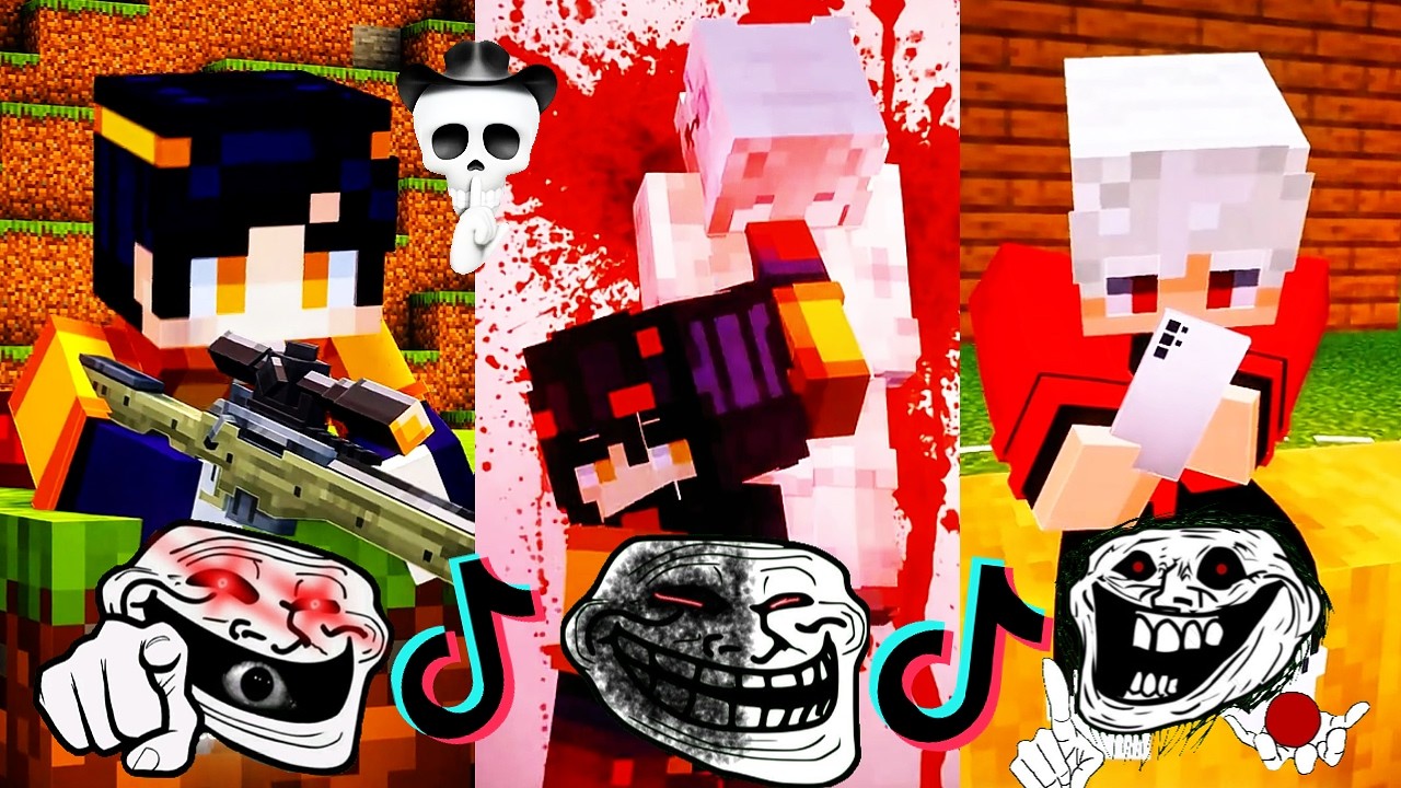 🥶☠️MINECRAFT TIKTOK COMPILATION - 💀THE COLDEST MOMENTS EVER