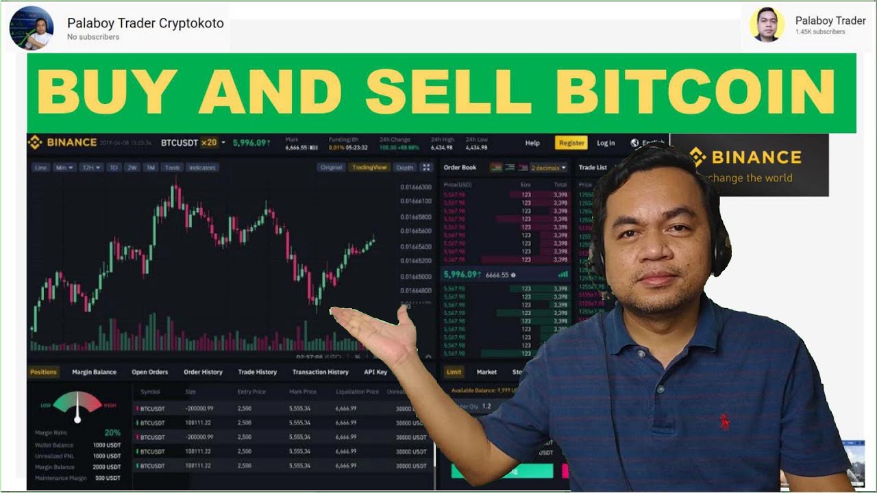 Funding, Buying, Selling Cryptocurrency like Bitcoin sa Binance