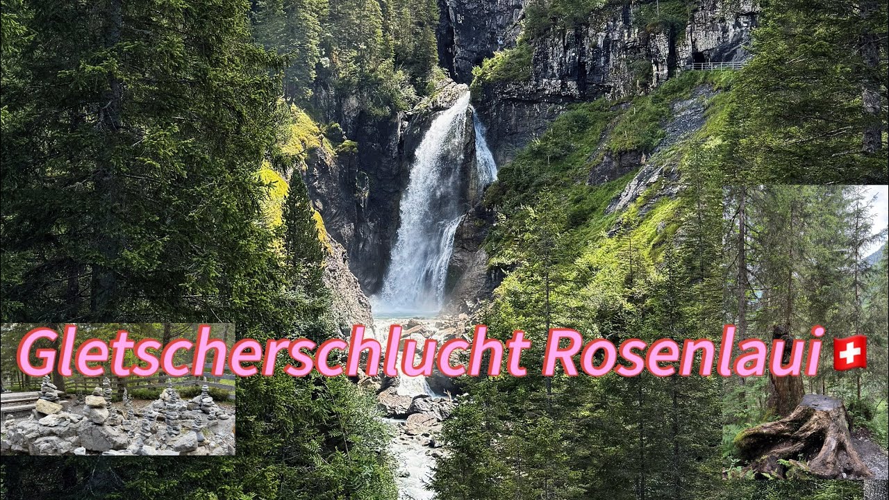 📍 Gletscherschlucht Rosenlaui Switzerland 🇨🇭#vlog #switzerland 