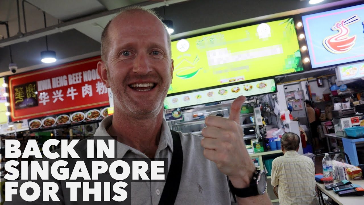 Back in SINGAPORE 🇸🇬 and stuffing myself stupid on my favourites!!! 我回到新加坡炮吃我最愛的美食 (有中文字幕)