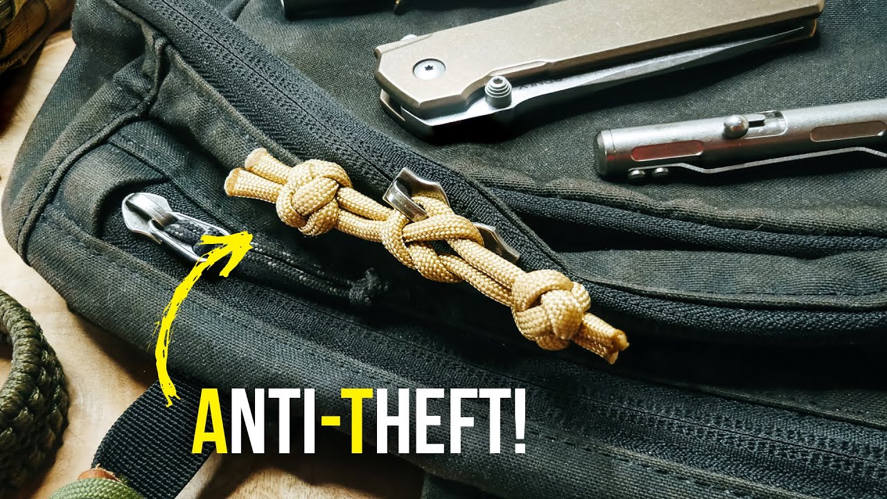How 2 Diamond Knots Can Prevent Your Stuff From Getting STOLEN!