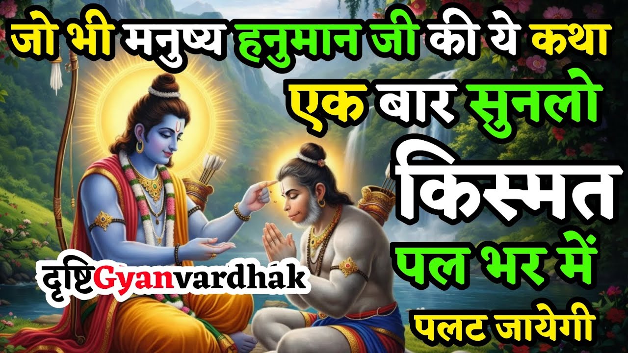 जो भी मनुष्य हनुमान जी की ये कथा एक बार सुन ले | किस्मत पल भर में पलट जायेगी | Hanuman Katha