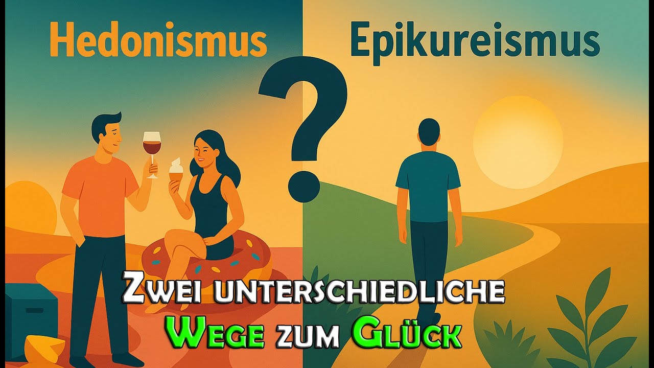 Der wahre Weg zum Gl&uuml;cklichsein? Hedonismus vs. Epikureismus - Das Streben nach Gl&uuml;ck