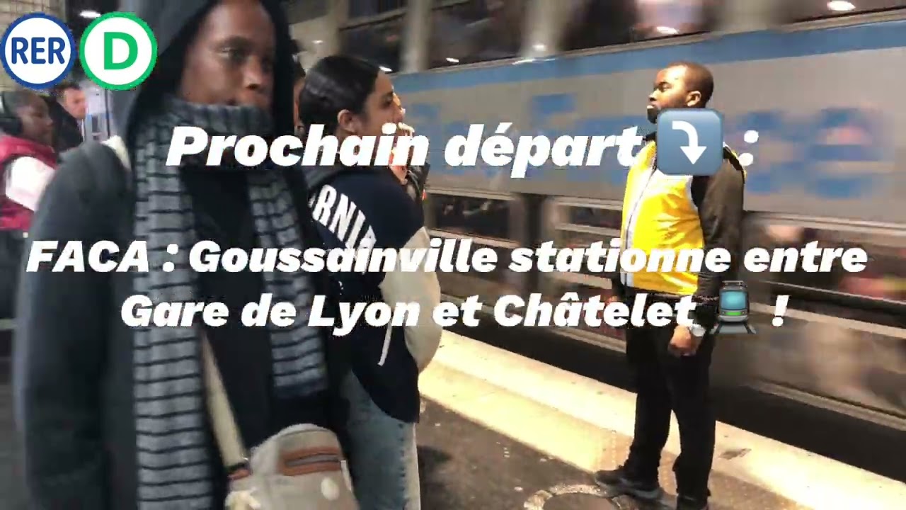 (RER D & Transilien R) Grave Accident de Personne, train bondé, manque d’informations (Incident)