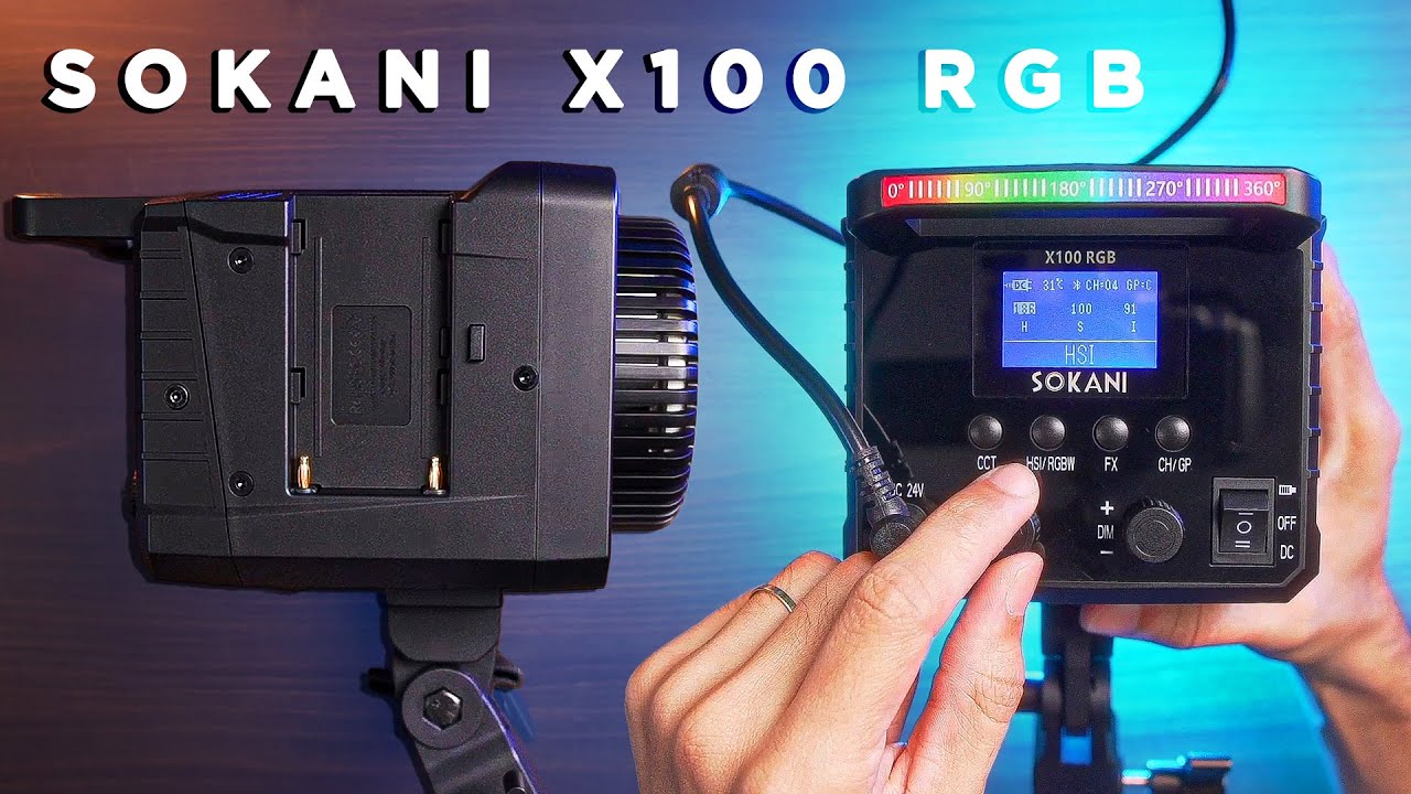 Sokani X100 RGB - Comprei no BRASIL!