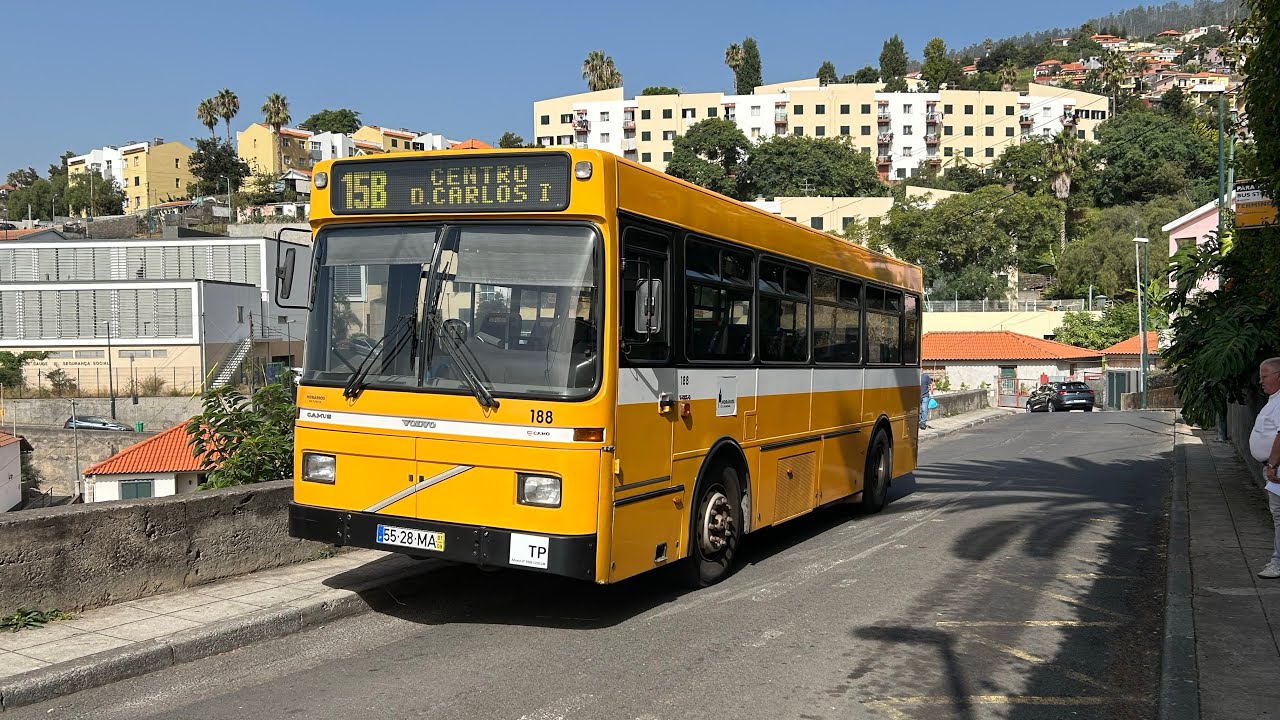 *ZF WHINE* 55-28-MA (188) Volvo B9M Camo Camus (Horarios do Funchal)