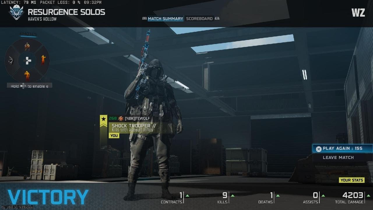 Call of Duty_Warzone Resurgence Solo Victory 9&1