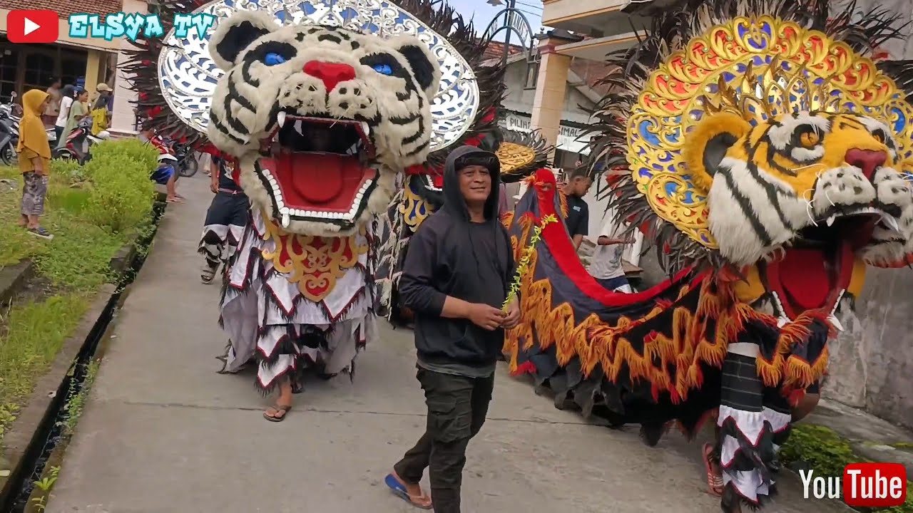KIRAB HAFLAH DESA CABEAN DEMAK - BARONGAN PUTRO SINGO WASKITO // DRUMBAND NIRWANA