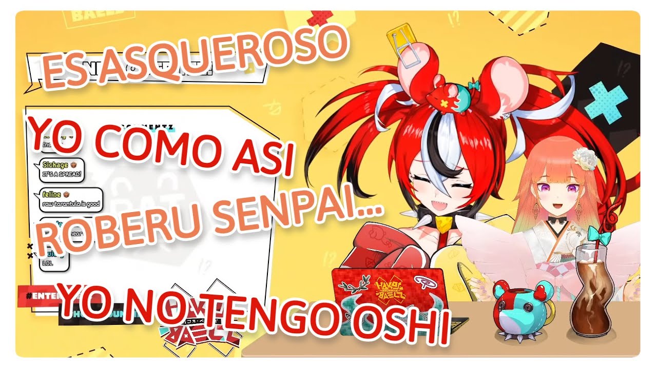 Kiara le pide snacks a Bae y ella se pone tsundere cuando Kiara menciona a Roberu [HoloEN] [Sub Esp]