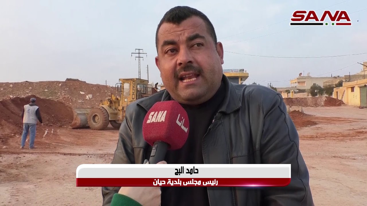 ازالة السواتر الترابية وفتح الطرقات تمهيدا لعودة الأهالي إلى حريتان وحيان بريف حلب الشمالي