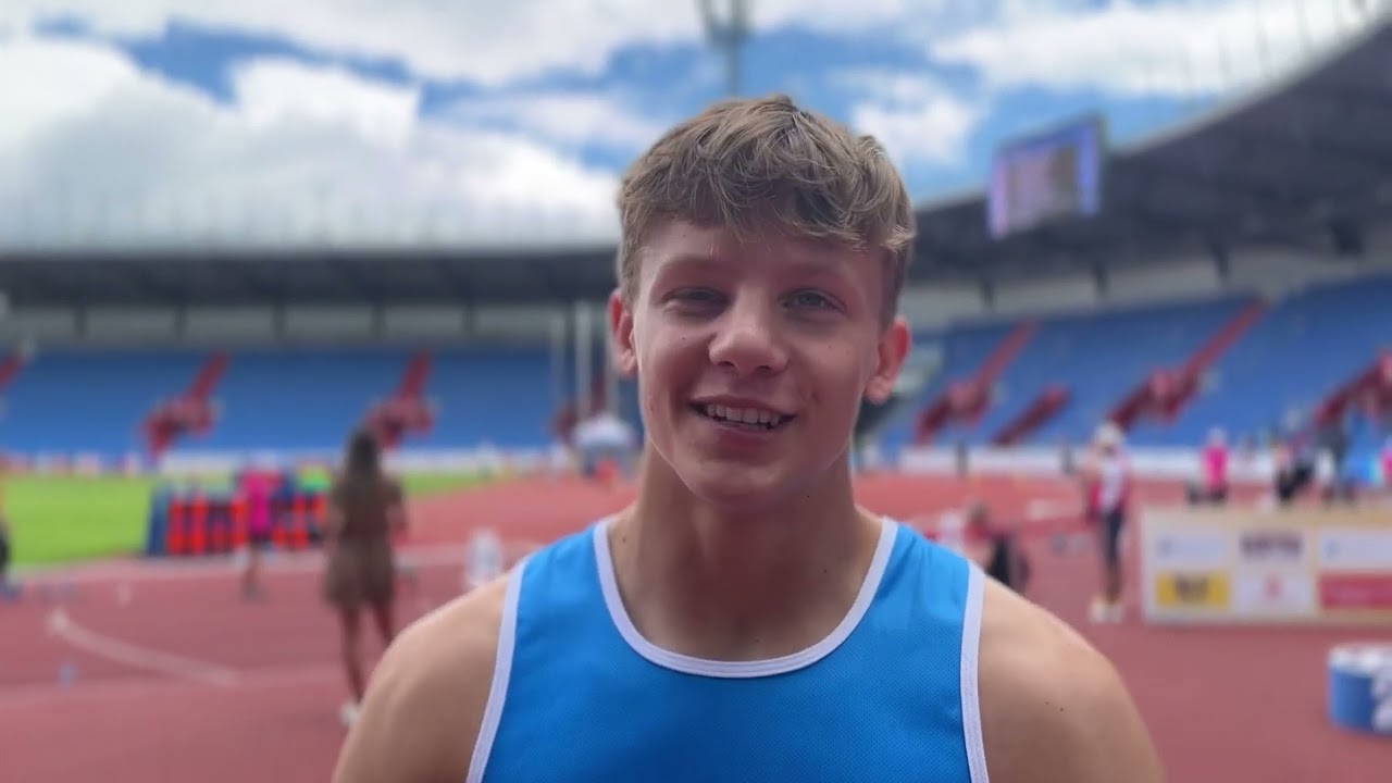 Michal Rada po 400 m př. na MČR do 22 let