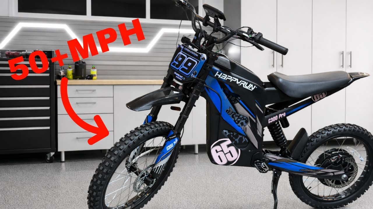 Модифицирую свой невероятный, незаметный электровелосипед! (Happyrun G300 Pro)