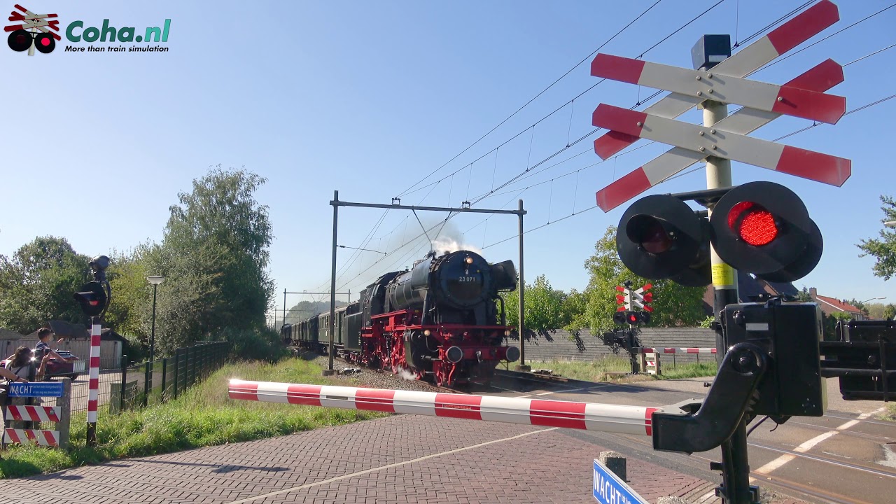 Spoorwegovergang Helvoirt 😍4K😍 //Dutch railroad crossing