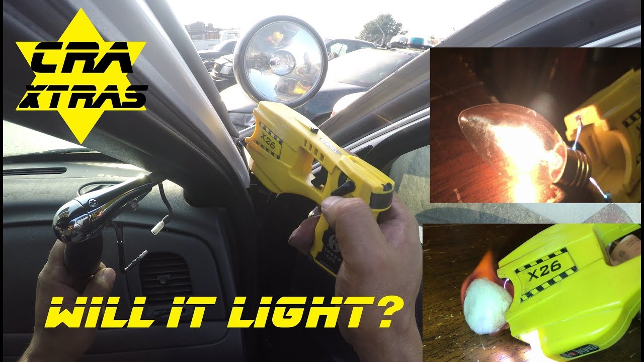 Will A Taser Light A Police Spotlight?