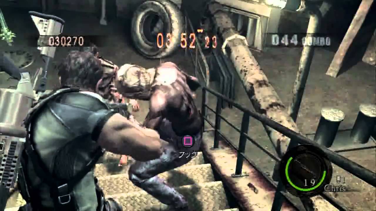 Resident Evil 5 Mercenaries SOLO Ship Deck 船首甲板 549,243