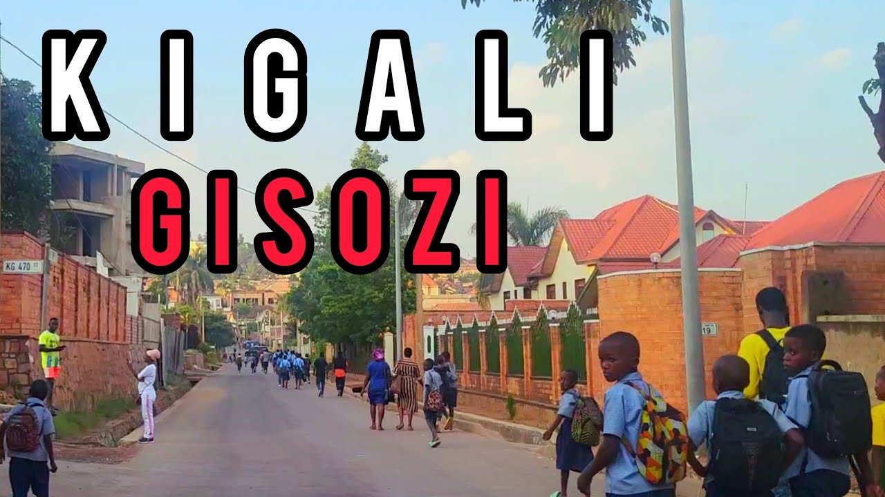 KIGALI RWANDA- GISOZI Neighbourhood  Car Touring