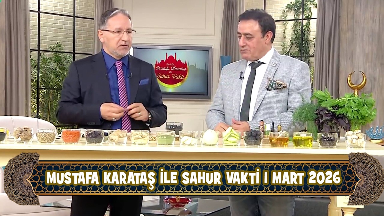 Prof. Dr. Mustafa Karataş ile Sahur Vakti 1 Mart 2026