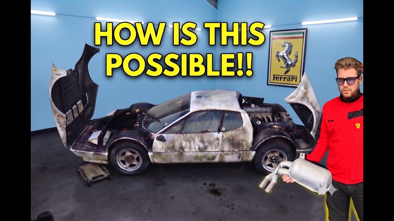 Реставрация Ferrari 512 BBi из &laquo;сарая&raquo;: шокирующие результаты попыток ремонта ржавых деталей