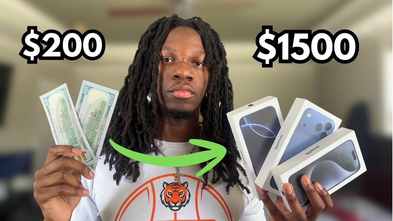 I turned Under $200 into over $1500 (Phone Flipping From Scratch)