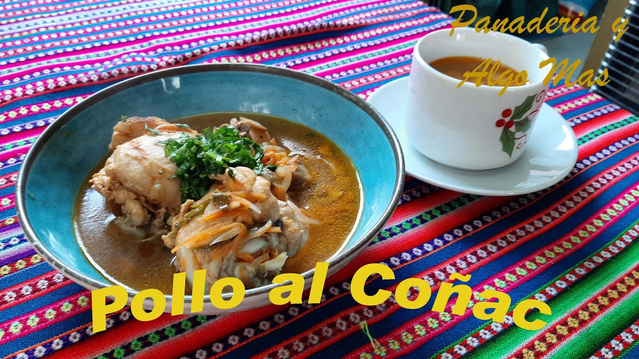 Pollo al Coñac