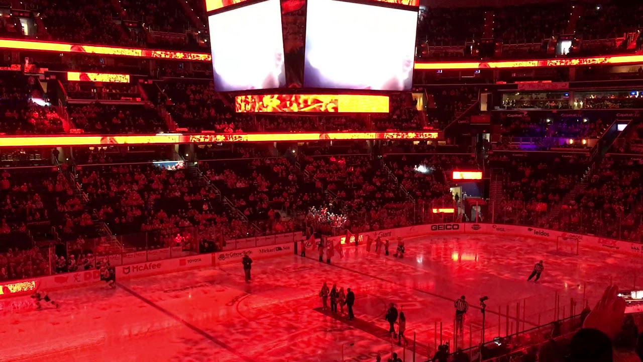 Capitals Intro and Player Entrance - ARZ vs. WSH - 11/11/18