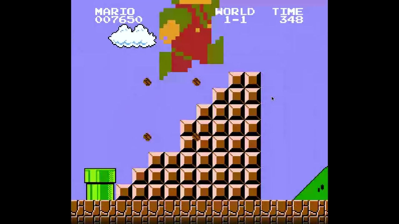Playing Mega Giant Mario Bros And Losing At the World 4-2 Warp Zone That Brings Those Who Go 2 wrld5