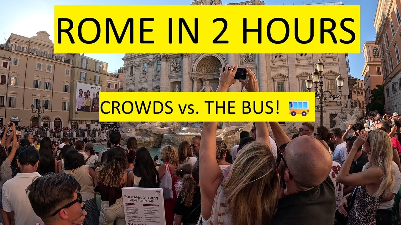 The FASTEST Rome Walking Tour! Trevi Fountain to Vatican Rush Mode 🏃 ♀️