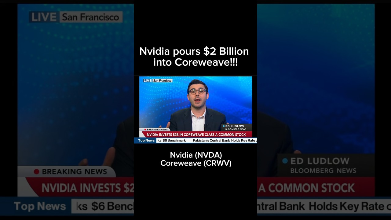 Nvidia pours $2 Billion into Coreweave!!!