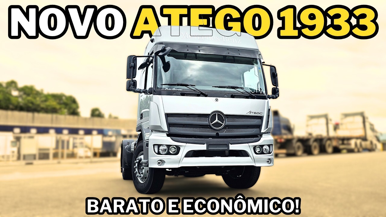 NOVO ATEGO 1933 2025: Concorrente direto do Volvo FM? Teste completo!