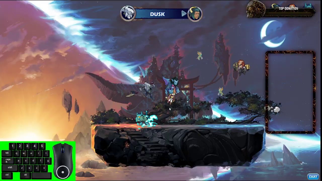 Brawlhalla custom game room with friends no audio