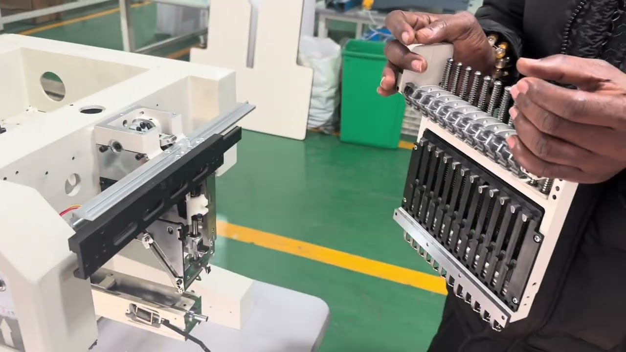 How to remove embroidery machine needle bar case