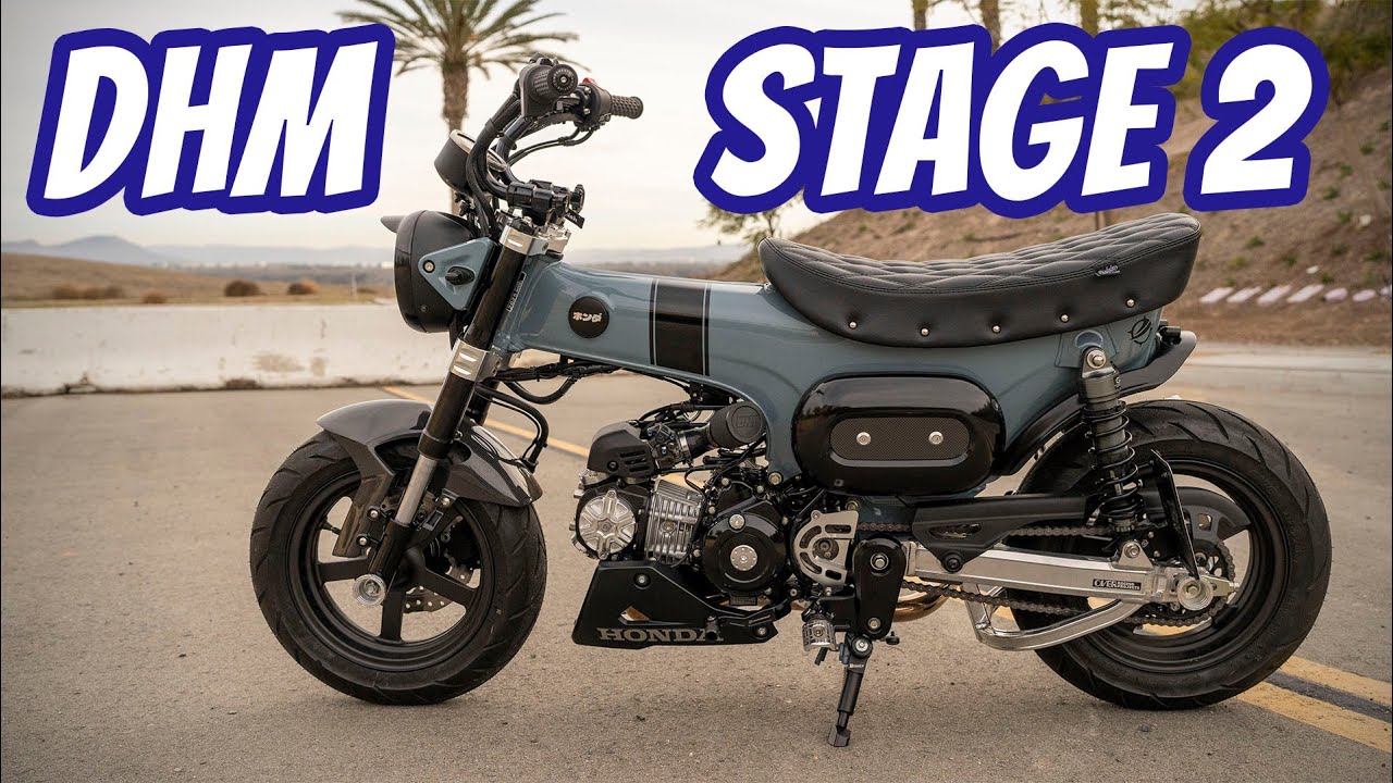 DHM Stage 2 Kit Honda Dax 125 + Top Speed Run